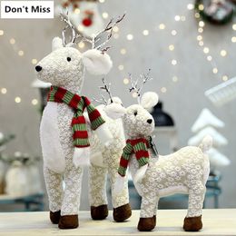 Figurines Gift for Kid Reindeer Dolls Year decoration Navidad Figurine Merry christmas 201027