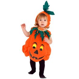 Clothing Sets Toddler Born Infant Baby Boys Girls Clothes Sleeveless Pumpkin Vest Tops With Hat Halloween Outfits Bow Tie OutfitClothing