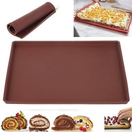 Silicone Baking Mat Cake Roll Pad Molds Macaron Swiss Roll Oven Mat Nonstick Baking Pastry Tools Kitchen Gadgets Accessories 220815