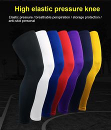 1PCS Sport Knee Support Pads Protector Brace Strap Breathable ANTI-UV Outdoor Cycling Leg Sleeve Basketball Sleeve