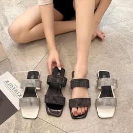 Roma Flat Heel Slippers Womens Summer Beach Sndbeach Vogue Sandals Korean Chic 