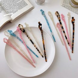 Chinese Style Hair Sticks Acetate Headbands for Women Elegance Lady Hairpins Fashion Hair Clip Hair Accessories Headwear