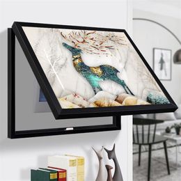 Electric Metre Box Decorative Painting Power Cover Switch Hide Paintings Wall Decoration Canvas Poster 40x30cm 220427