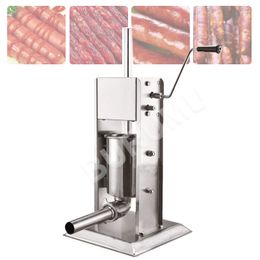 Commercial Sausage Making Filling Stuffing Machine Household Stainless Steel Manual Sausage Meat Stuffer Device