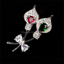 austrian clothes UK - Jewelry Accessories Baby Kids Maternity Fashion Style High Grade Brooch Austrian Diamond Pin Clothing Drop Delivery 2021 Sotcc