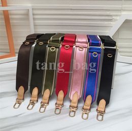 Designer 7 colors canvas shoulder straps Bag Parts for 3 piece set handbags women crossbody bag Accessories