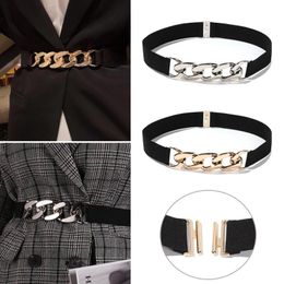Belts For Women Luxury Designer Brand Elastic Waistband Decorative Skirt Suit Fashion Gold And Silver Waist Chain BeltBelts