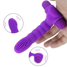 Finger Vibrator Toys for Couples Mini Dildo G Spot Massage Clitoris Stimulator sexy For Women Female Masturbator Adults Shop
