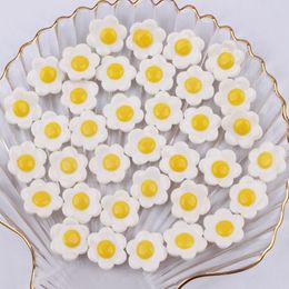 New Cute Resin Egg Flower Accessories DIY Mobile Phone Shell Patch Refrigerator Ear Hair Accessories Decorative Materials 122908