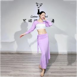 Stage Wear Belly Dance Modal 4-piece Set Practise Clothing Hip Towel SetStage