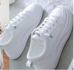 2022 new women's shoes lace up leisure thick soled elevated sports small white shoes Men's Sneakers for Sale Anniversary red Running Shoes