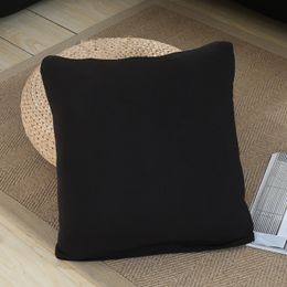 Solid Colour Cushion Cover 2pcs matching Pattern with Sofa 45 45cm Throw Pillow Case for Car el Home Decoration 220623