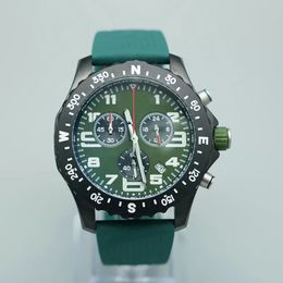 U1 Top AAA High-end Quality Brietling Men's Watch Japan Quartz Endurance Pro Avenger Chronograph 44mm Watches Green Rubber 1884 Men