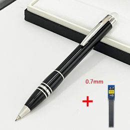 LGP Luxury Pen Black Harts Mechanical Pencil Office Classic Stationery med serienummer och påfyllning