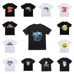 14 Colours lones Mens T Shirt Women Tees lones Skull Printed T-shirts Hip hop Short Sleee Cotton Summer T Shirts Round Neck tee Size S-XL