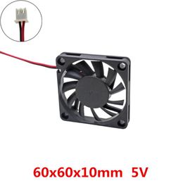 Fans & Coolings 10pcs/lot 60x60x10mm 6010 DC 5V Brushless 6cm Cooling Fan Cooler Graphics Card RadiatorFans