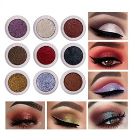 Eye Shadow Mashed Potato Eyeshadow Soft Glitter Shimmer Single Palette Lasting Metallic Cosmetic DropEye