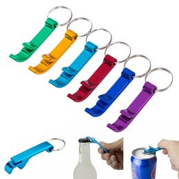 Creative 4 In 1 Bottle Opener Keychain Pocket Aluminium Beer Opener Wedding Party Gifts