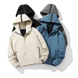 Men's Jackets Hooded Jacket Spring Autumn Men's With Hat Fashion Casual Man Clothing Loose Temperament Male TopMen's