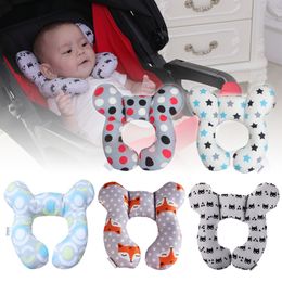 U-Shaped Baby Infant Pillow Comfortable Soft Memory Foam Position Prevent Anti-Head Neck Support Pillow Animal Car Seat Pillow