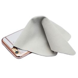 DoubleSided Cleaning Cloth Screen Glass Lens Duster For Mobile Phone Pad Camcorder Glasses Cloth High Water Oil Antistatic 220727