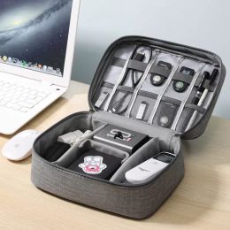 Storage bag digital protection box tool storage bags double layer multi-compartment multifunctional dust-proof Moisture proof Polyester Soli