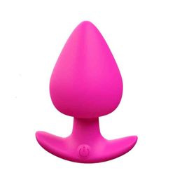 Vibrator Sexy Massager Charging Strong Shock Egg Skipping Liquid Silicone Remote Control Anal Plug Vestibular Female Masturbation Device Going Out 7NHV