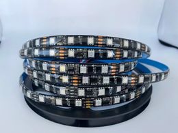 Led Strip Light DC12V Individually Addressable WS2811 LED Strip Light White/Black PCB 30/60 Pixels RGB 2811 Led Tape Ribbon Waterproof