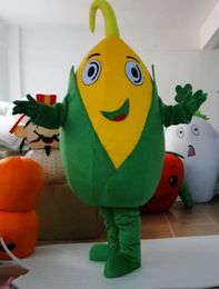 Green Leaf Corn Apparel Mascot Costume Halloween Christmas Cartoon Character Outfits Suit Advertising Leaflets Clothings Carnival Unisex Adults Outfit