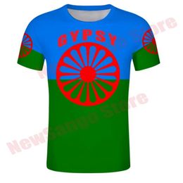 Gypsy ethnic group t shirt Sport Top DIY Gipsies Bohemia T Shirts Customise Gipsy Proud People Name Number Po Top 220607