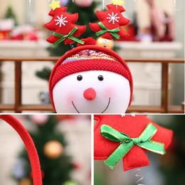 Christmas Decorations The Cute Head Hoop Children Plastic Tree Headband Decoracion De Navidad 2022 Hair Accessories