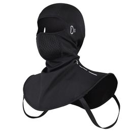 Motorcycle Helmets Mask Winter Cycling Black Thermal Keep Warm Fleece Windproof Face Balaclava Ski Fishing Skiing Hat Headwear