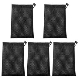 Storage Bags 5Pcs Practical Mesh Golfs Bag Golfing Balls Carrying Pouch ContainerStorage