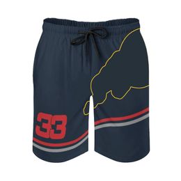 f1 racing pants shorts formula 1 team mens clothing fan clothing casual breathable beach pants224q