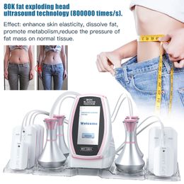 Salon Body Shaping Laser Fat Burning Vacuum Liposuction 80K Ultrasonic Cavitation RF Skin Lifting Radio Frequency Diode Lipolaser 6In1 Slimming Home Use Machine