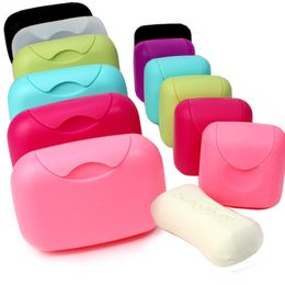 Soap Box Soap Case Dishes Waterproof Leakproof Soap-Box Cover Bathroom Accessories Toilet Laundry Soap Boxs