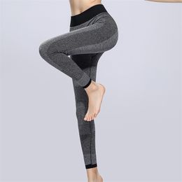 Sport Leggings High Waist Sports Pants Gym Clothes Running Training Tights Women Sports Leggings Fitness Yoga Pants T200601