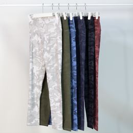Ll Women Camouflage Yoga Pants Push Ups Fitness Leggings Soft High Waist Hip Lift Elastic T-line Sports ColorsO5SJO5SJ
