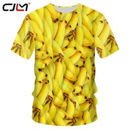 Mens Summer O Neck Tshirt 3D Printed Tee Shirt Creative Fruit Banana Casual Creative Design Man Oversized Tshirt 220623