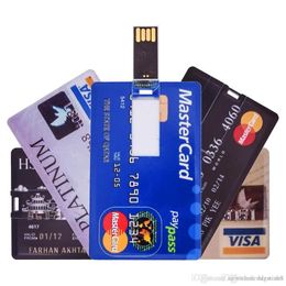 Regno Unito Whole World Bank Bank Card Flash Drive 8GB 16 GB Memory Stick USB Drive 64GB 32GB USB2 0 FlashDrive 512MB Penna DRIVR316U