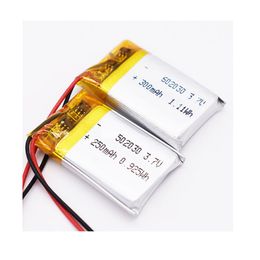 502030 3.7V Li Polymer Battery 250mAh lithium batteries With Protection Board Rechargeable Battery