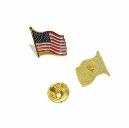 Usa Flag Pins Custom Epoxy Metal Country National American Flag Lapel