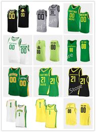 Xflsp College 1 Bol Jersey 24 Dillon Brooks Custom UO Oregon Ducks Stitched College Jerseys 42 Jacob Young 13 Quincy Guerrier 15 Lok Wur 32 Nate