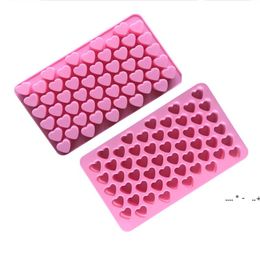 Heart Cake Mold Silicone Ice Cube Tray Chocolate Fondant Mould Maker Pastry Cookies Baking Cake Decoration Tools Heat by sea GCB14783