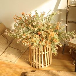 Decorative Flowers & Wreaths 35cm Artificial Fake Filler Greenery Shrubs Grass Bushes Plants For Home Decor House Garden Office Wedding