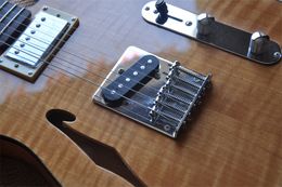 Electric guitar rosewood fingerboard log body silver accessories support Customised guitar