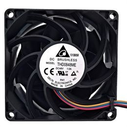 Wholesale fan: original delta 8CM DC48V THD0848ME 8038 4-wire high-volume cooling fan