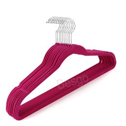 Household Plastic Anti Skid Clothes Hanger Waterproof Rust-proof Wide Shoulder Rack No Trace Multifunctional Clothing Hangers BH6282 TYJ