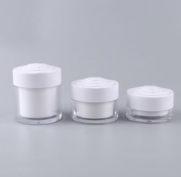 50G Cosmetic Jar double wall white cream bottle cosmetic container cream jar