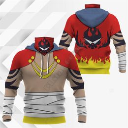 Men's Hoodies & Sweatshirts 3D Printed Fashion Sweatshirt Women Men Casual Pullover Hoodie Mask Warm Cosplay Costumes 03